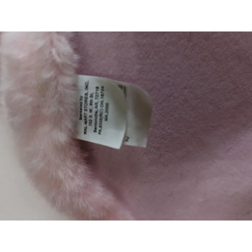 Wal mart  Bunny Rabbit Easter  Basket  pink 15 in‎